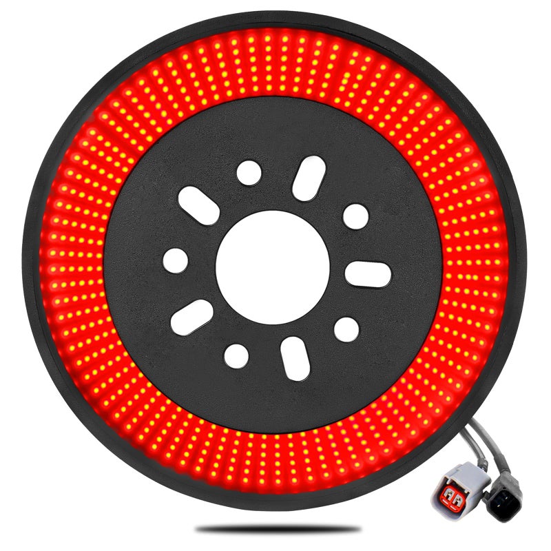 NKCELL POWER Spare Tire Brake LED Red Light for Jeep Wrangler JKJKUYJTJ 20072018 PlugNPlay 405pcs Red LED Wheel Light 3rd Brake Light Rear Tail Stop Light Wrangler JK Accessories
