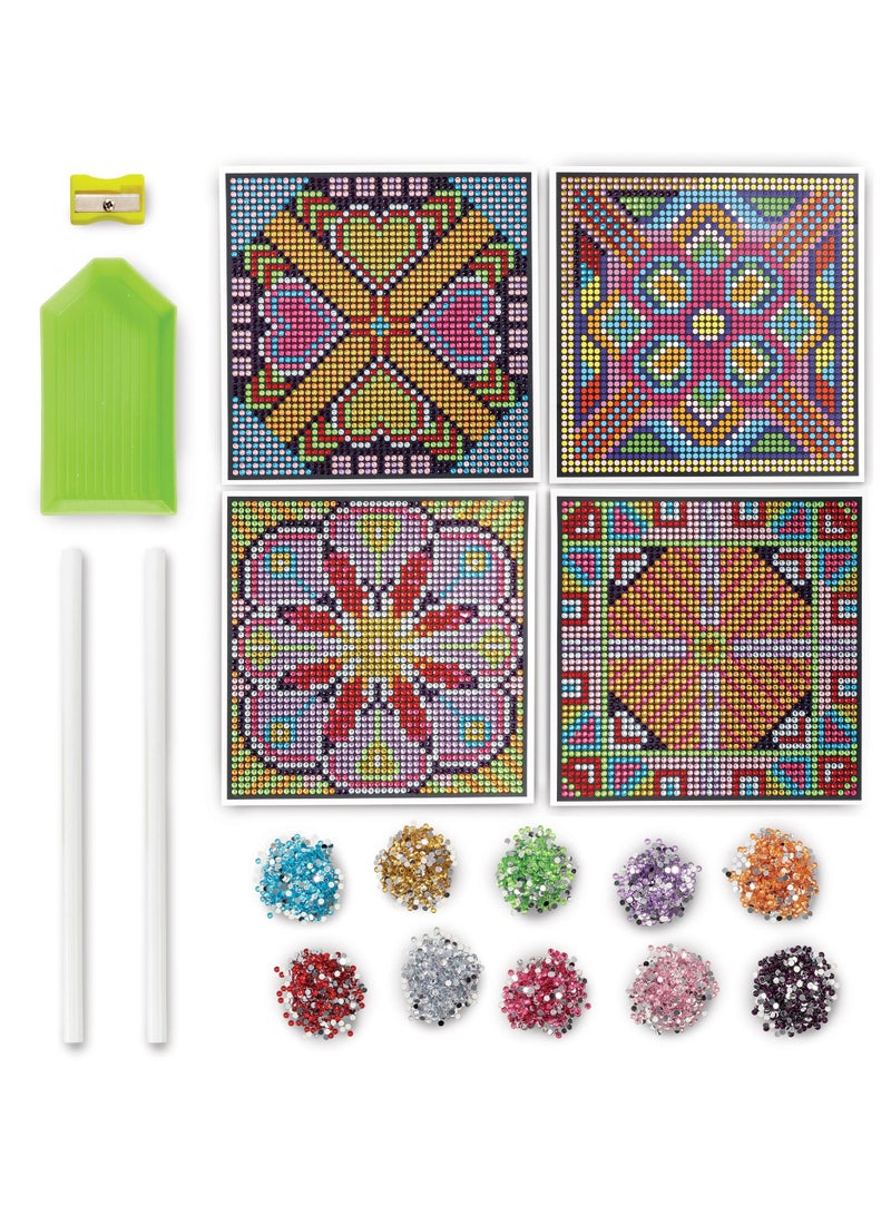 Addo Out to Impress Diamond Sparkle Art | Glittery Work | No Glue Needed! Self-Adhesive Design Sheet Included | Customizable | Arts & Craft | DIY Craft Kit | Do it Yourself | Educational & Learning | Creative Gift for Kids and Adults - Image 2