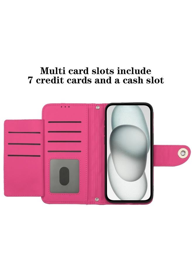 erorex Case For Oukitel C35 / C36 Rhombic Texture Flip Leather Phone Case with Lanyard - Image 4