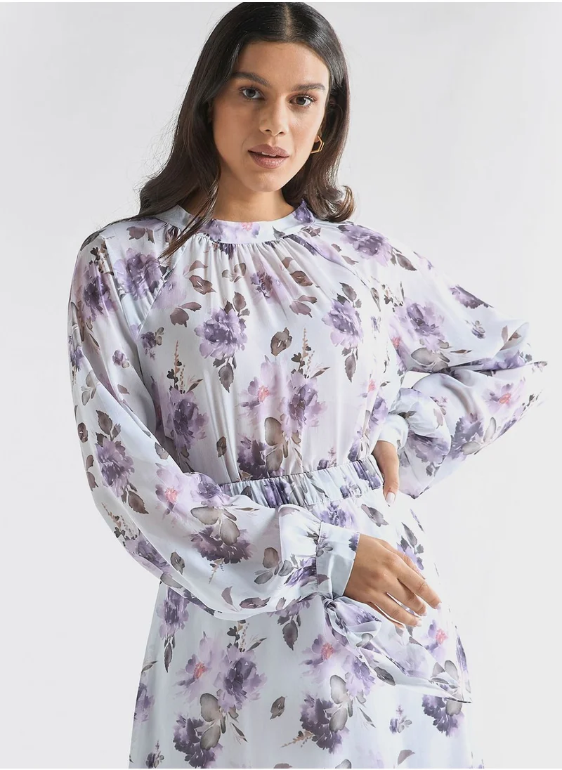 فاف Printed Floral Print Top