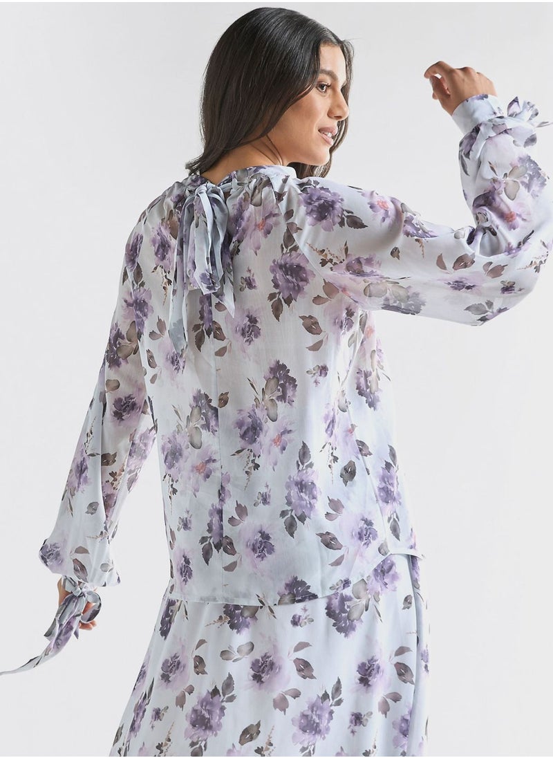 FAV Printed Floral Print Top  - Image 2