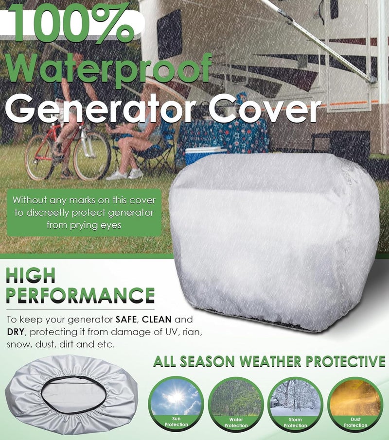 Yoursme Generator Cover For Honda EU3000is and Predator 3500, Waterproof Outdoor Power Equipment Generator Cover Cover Replace for 08P57-ZS9-00S - Image 5