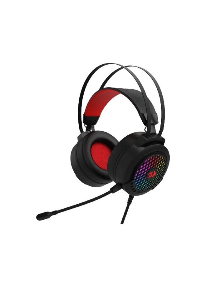 REDRAGON CARMEN Lightweight RGB Gaming Headset H261 -Black  - Image 1
