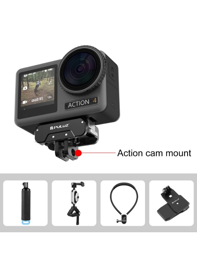 بولوز قاعدة معدنية مغناطيسية سريعة الفك من PULUZ متوافقة مع DJI Osmo Action 4/3 (باللون الأسود) - Image 5