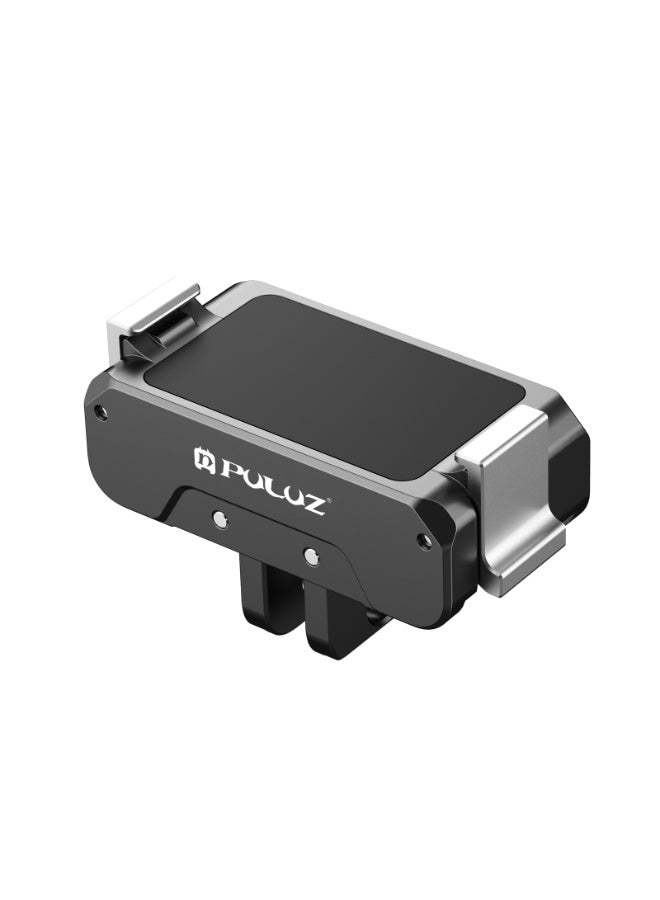 بولوز قاعدة معدنية مغناطيسية سريعة الفك من PULUZ متوافقة مع DJI Osmo Action 4/3 (باللون الأسود) - Image 2