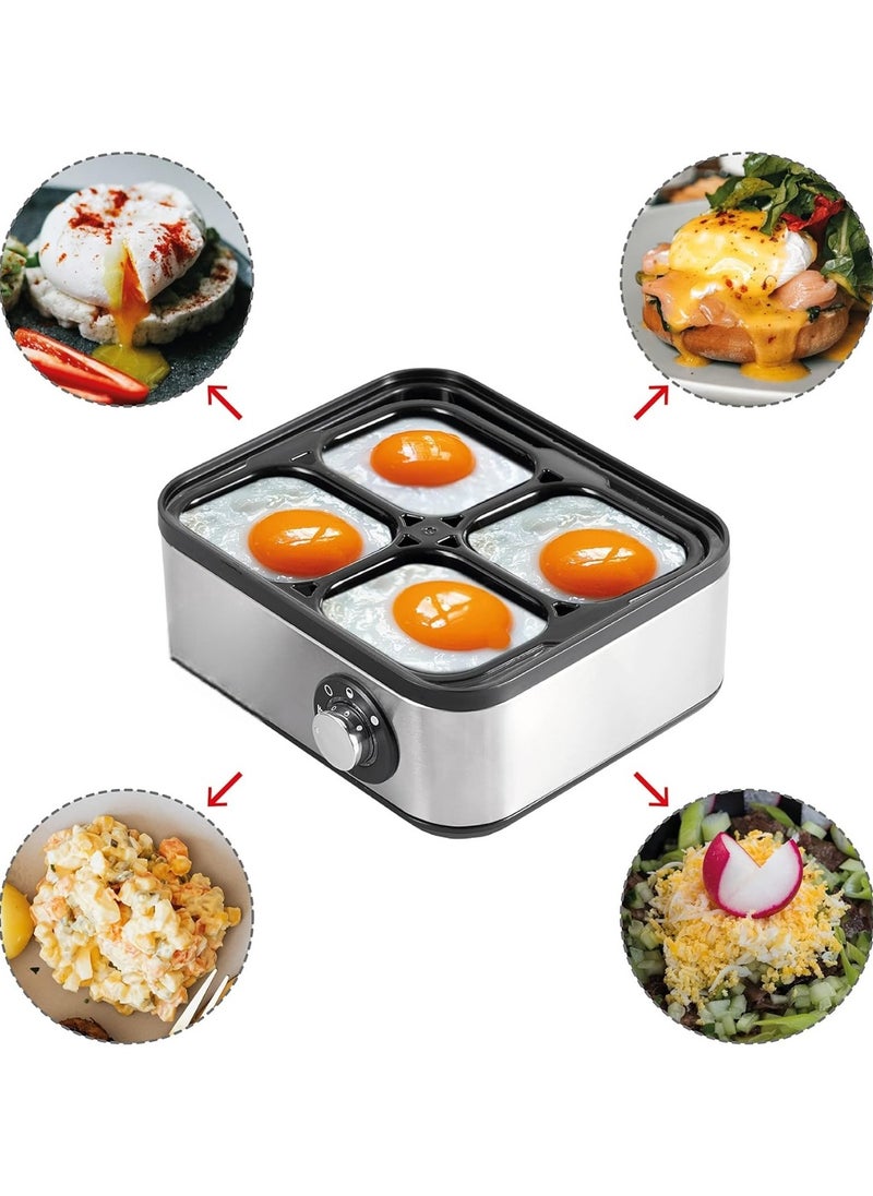 Generic - 2 Tier Rapid Egg Cooker Electric with Timer Auto Shut Off 16 Eggs Large Capacity Egg Boiler Commercial Chefs Choice Egg Food Steamer Hard Boiled Egg Cooker for Hard Boiled Poached Scram - Image 1