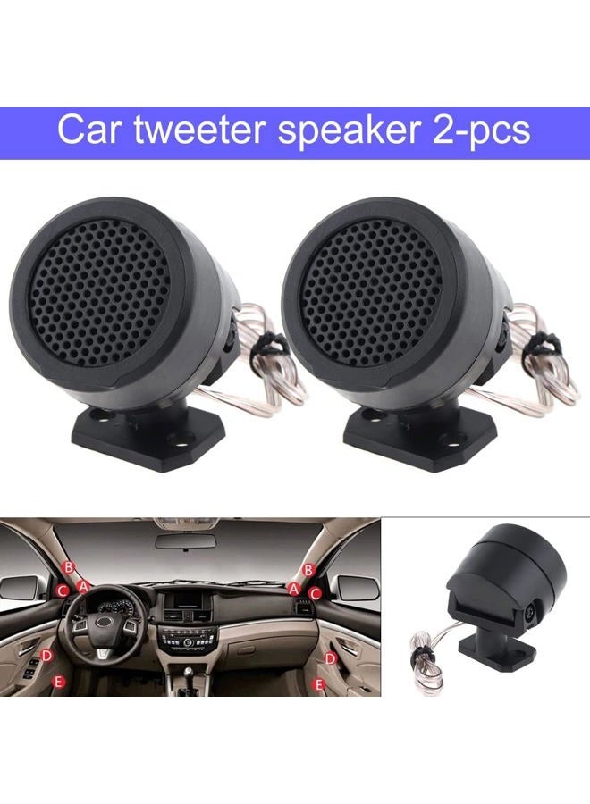 DriSentri 4pcs Dome Tweeters, 12V 500W High Efficiency Car Stereo Speakers, TP-006A Mini Dome Tweeter Speakers for Car Audio System Accessories - Image 3