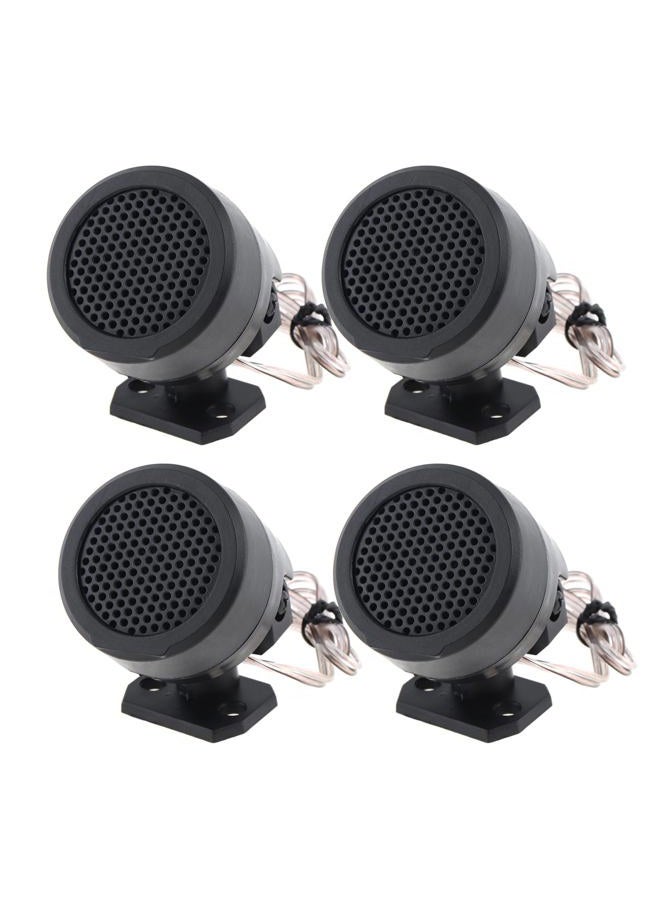 DriSentri 4pcs Dome Tweeters, 12V 500W High Efficiency Car Stereo Speakers, TP-006A Mini Dome Tweeter Speakers for Car Audio System Accessories - Image 1