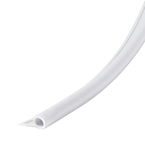 Frost King Tubular Vinyl Gasket Weatherstrip, 1/2" W, 1/4" T, 17' L, White (V18WH) - Image 2