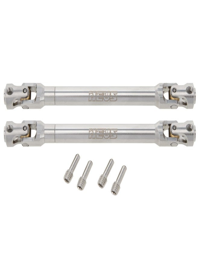 MEUS RACING 2pcs Universal Driveshaft for SCX10 SCX10 II Wraith TRX4 1/10 RC Crawler Upgrades Parts, 96-143mm - Image 1