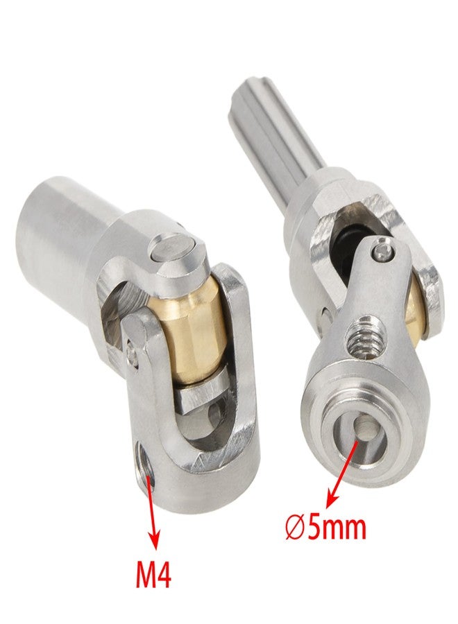 MEUS RACING 2pcs Universal Driveshaft for SCX10 SCX10 II Wraith TRX4 1/10 RC Crawler Upgrades Parts, 96-143mm - Image 4