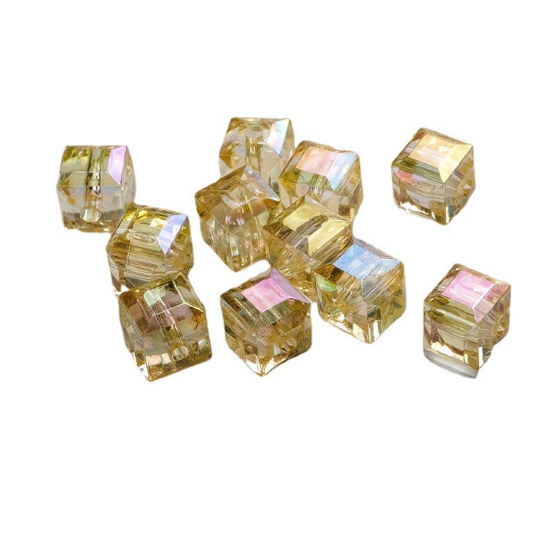 High-Transparency Colorful AB Coated Acrylic Beads for Jewelry Making - Image 5