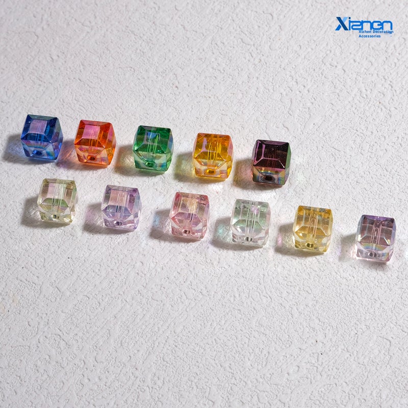 High-Transparency Colorful AB Coated Acrylic Beads for Jewelry Making - Image 4