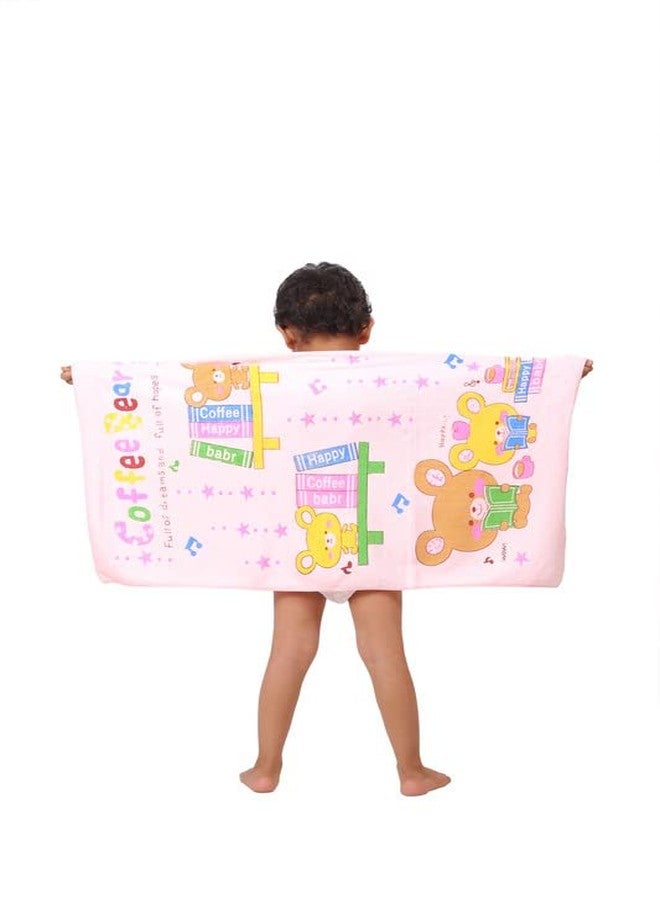 JENNY DENIAL Super Absorbent Cotton Microfiber Soft Baby boy and Girl Bath Towel for New Born/Infants/Toddlers Cartoon Print Multicolor Combo Pack of 3pc - Image 3