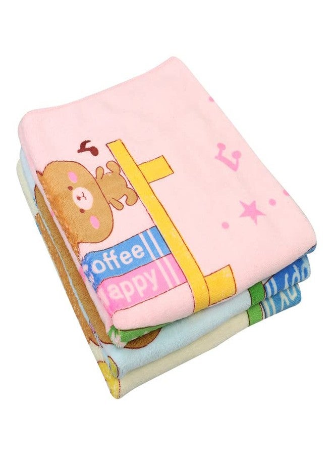 JENNY DENIAL Super Absorbent Cotton Microfiber Soft Baby boy and Girl Bath Towel for New Born/Infants/Toddlers Cartoon Print Multicolor Combo Pack of 3pc - Image 2