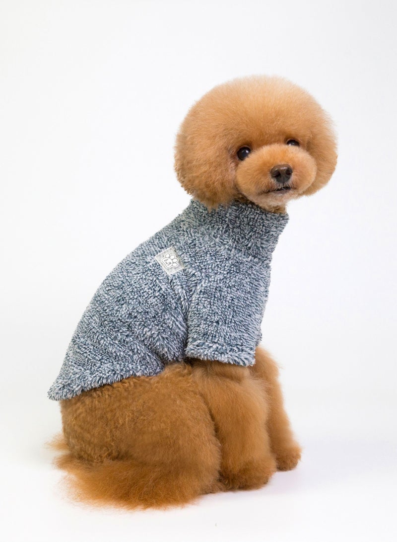 Loquat ملابس دافئة وسميكة للكلاب رمادي - Image 2