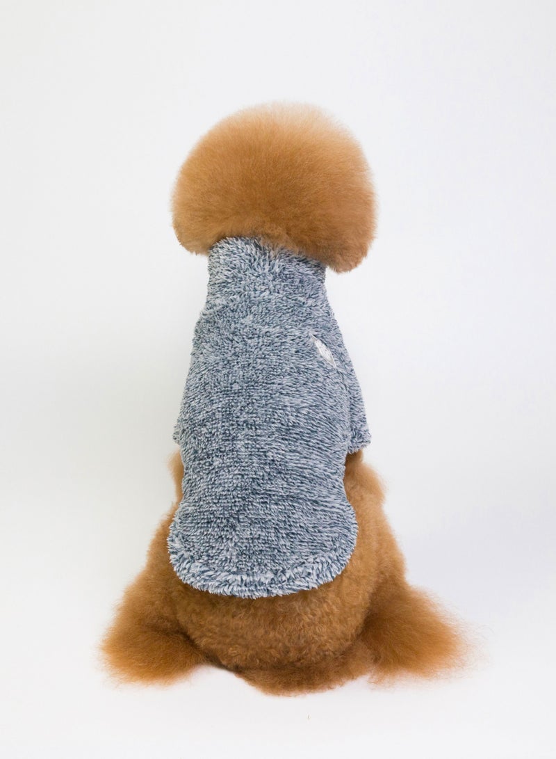 Loquat ملابس دافئة وسميكة للكلاب رمادي - Image 3