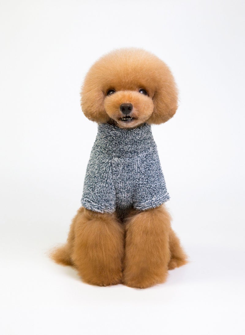 Loquat ملابس دافئة وسميكة للكلاب رمادي - Image 1
