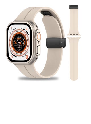 Silicone Band for Apple Watch, Sport Band Compatible with Apple Watch Band 38mm 40mm 41mm Women Men, Magnetic Soft Silicone Sport Wristbands for iWatch Series 8/7/SE/6/5/4/3/2/1 (Black) - pzsku/Z83FE1D819DE423828A5DZ/45/_/1693998068/66746842-5c4d-4ab8-9198-5f768171c2fc