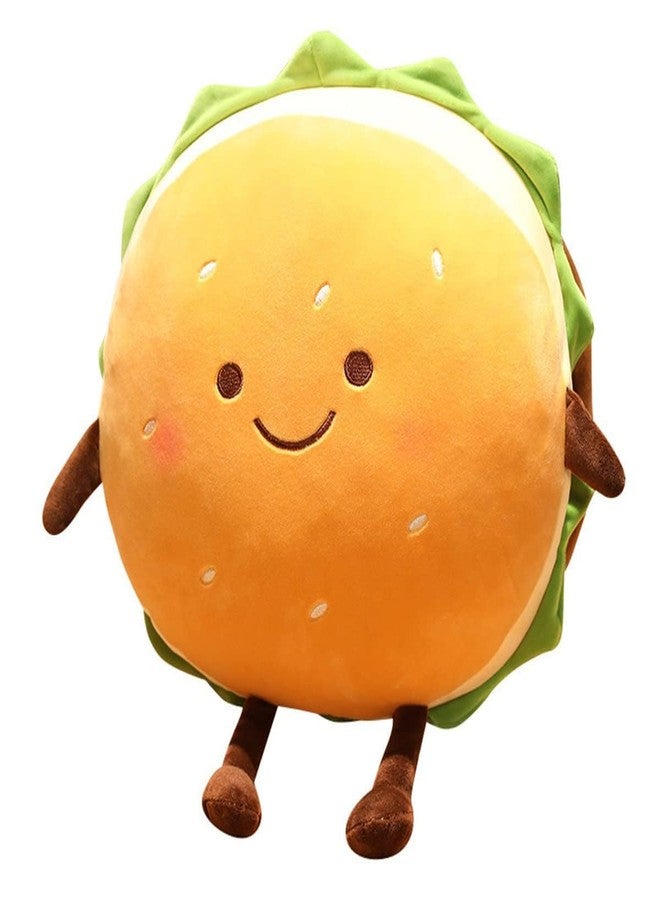 Goylmc Hamburger Plush Toy - Hamburger Stuffed Toys - Cute Food Plush Pillow - Room Decor Holiday Birthday for Kids Boys Girls (6") - Image 1