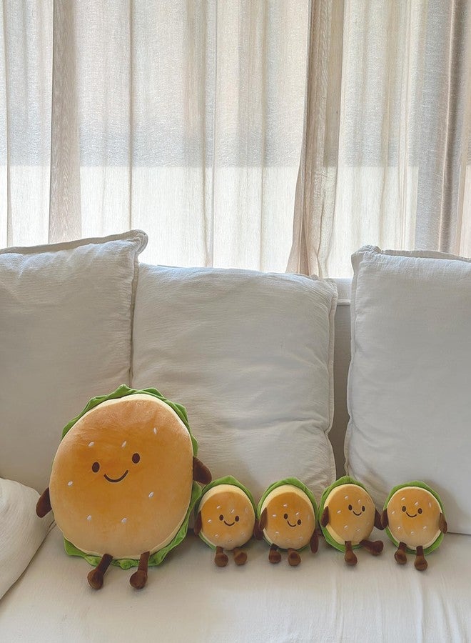 Goylmc Hamburger Plush Toy - Hamburger Stuffed Toys - Cute Food Plush Pillow - Room Decor Holiday Birthday for Kids Boys Girls (6") - Image 3