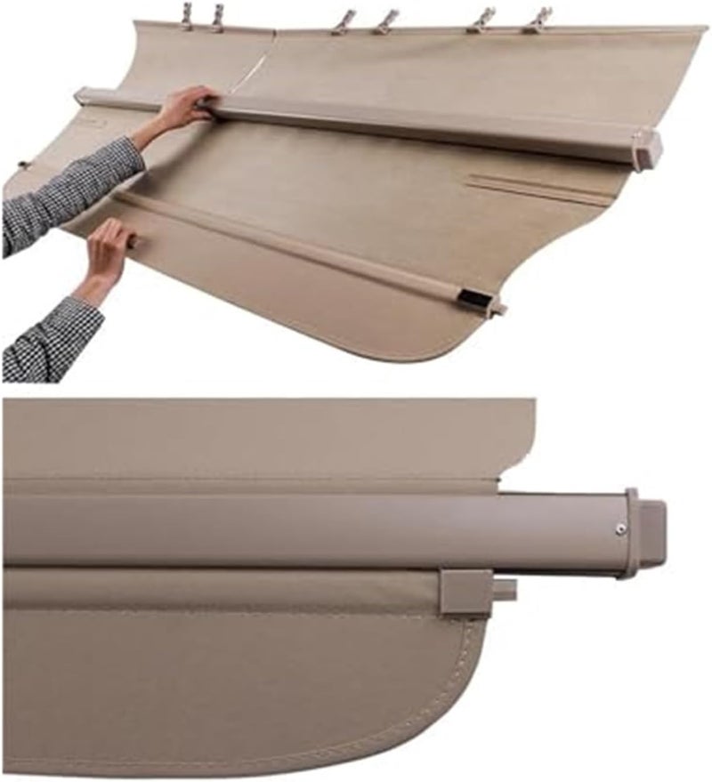 Vuzmode Rear Trunk Cargo Cover for Toyota Land Cruiser LC200 - Image 4