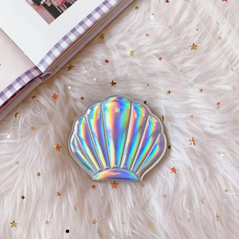 Pocket Mirror Womens Slim Wallet Mirror, Foldable Hand Held Mirror Portable Mirror Compact Double Sided Foldable Mirror for Makeup () Pocket Mirror Folding Mirror - Image 4