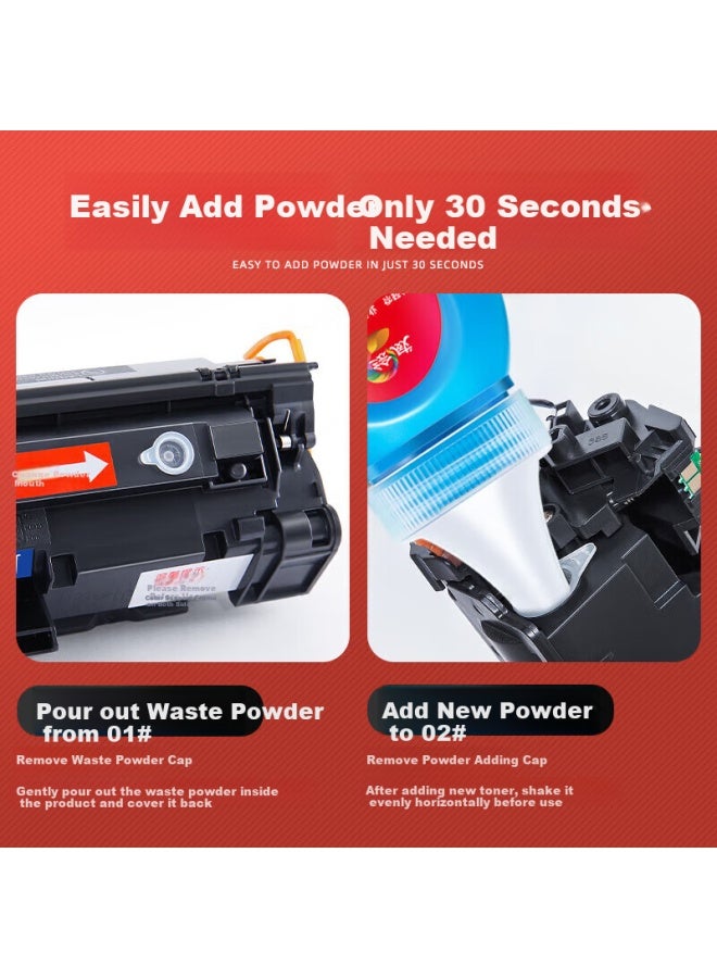 Huiwei Hew P1106 Plus Toner Cartridge For Hp Laserjet Pro P1106 Plus Printer, Toner Cartridge, Toner Cartridge, Carbon Powder - Image 2