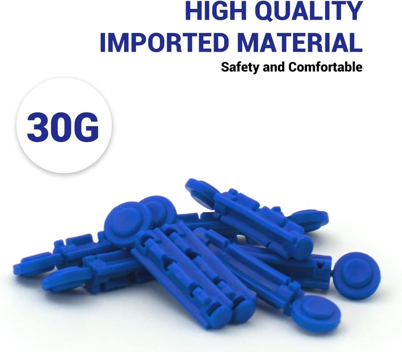 Verifine Lancets for Diabetes Testing 30 Gauge Diabetic Lancets for Blood Testing and Glucose Testing  Fits Most Lancing Devices  Sterile Single Use 30G Blood Sugar Lancets300 Count - Image 2
