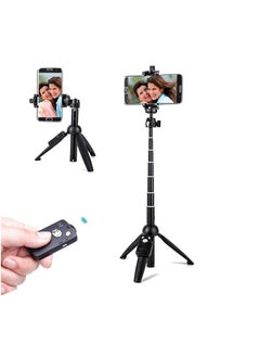 YT-9928 2-in-1 Mini Desktop Tripod Selfie Stick with Phone holder Remote Controller Max. Load 0.22kg for iPhone 7 7plus Xiaomi Samsung Smartphones