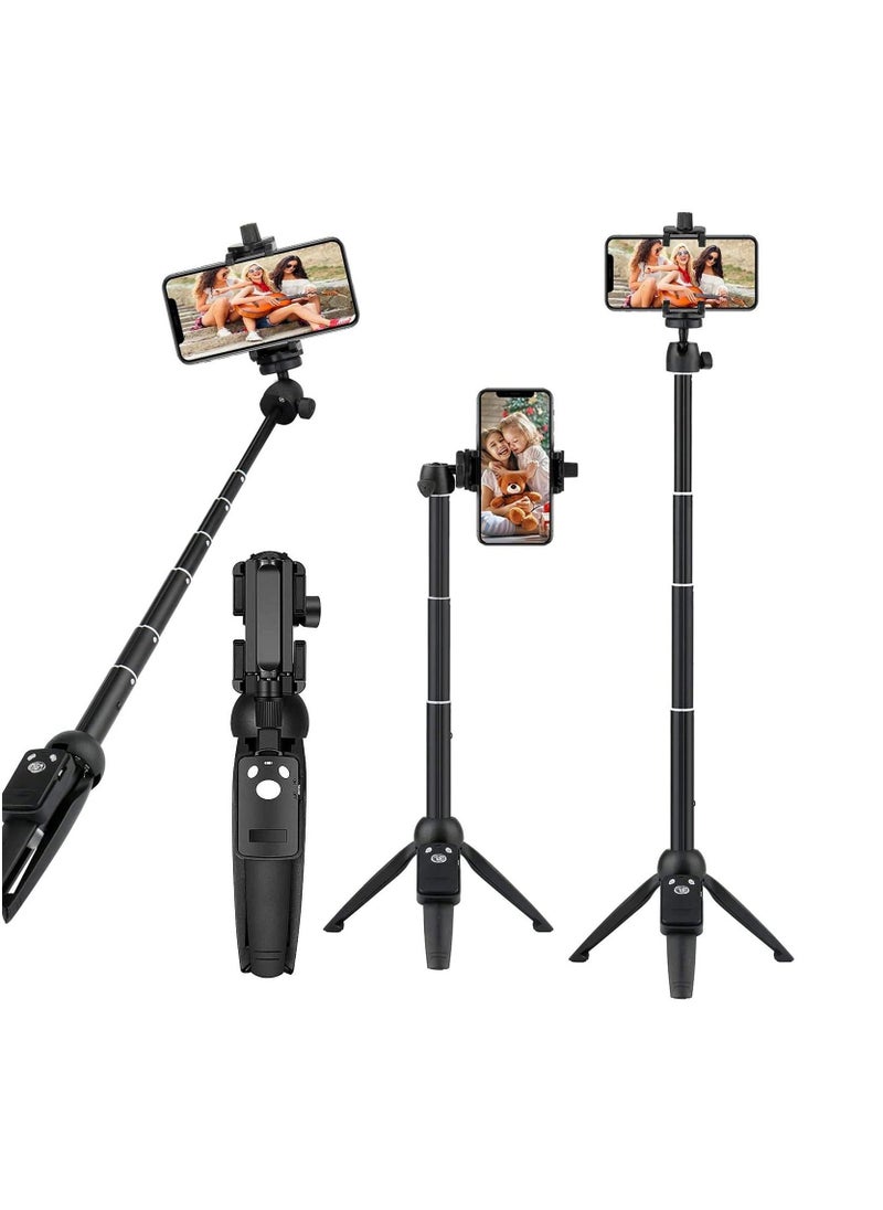 Generic - YT-9928 2-in-1 Mini Desktop Tripod Selfie Stick with Phone holder Remote Controller Max. Load 0.22kg for iPhone 7 7plus Xiaomi Samsung Smartphones - Image 1
