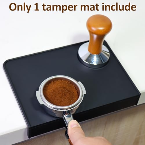 Salomayes Espresso Tamping Mat 8"x6" – Compact Non-Slip Silicone Tamper Mat, Food-Grade Coffee Tamping Station for Home Baristas, Essential Espresso Accessories - Image 2