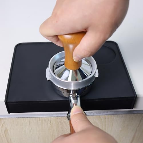 Salomayes Espresso Tamping Mat 8"x6" – Compact Non-Slip Silicone Tamper Mat, Food-Grade Coffee Tamping Station for Home Baristas, Essential Espresso Accessories - Image 3