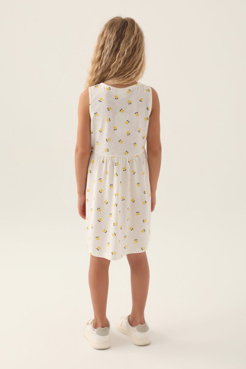 U.S. Polo Assn. Base. Polo Assn Licensed Heart Dress Yellow Girls' Nightgown - Image 5