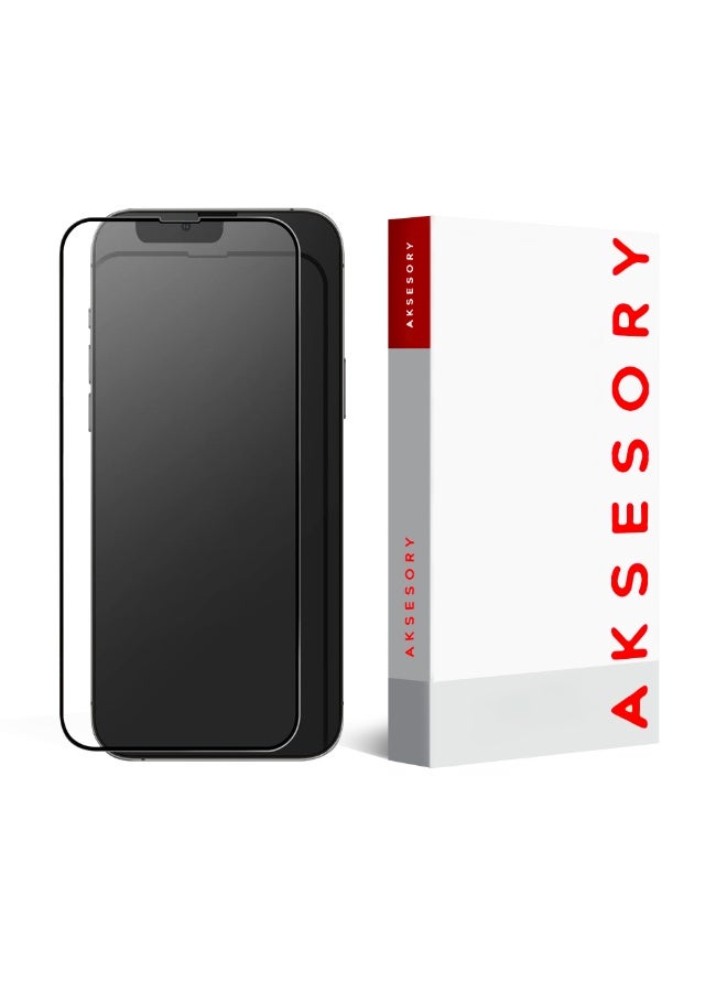 أكسسور  واقي شاشة AKSESORY iPhone 14 Plus مقاس 6.7 بوصة – زجاج مقسى 9H عالي الوضوح، مقاوم للخدوش، سهل التركيب، متوافق مع الأغطية، مقاوم للبقع - Image 2