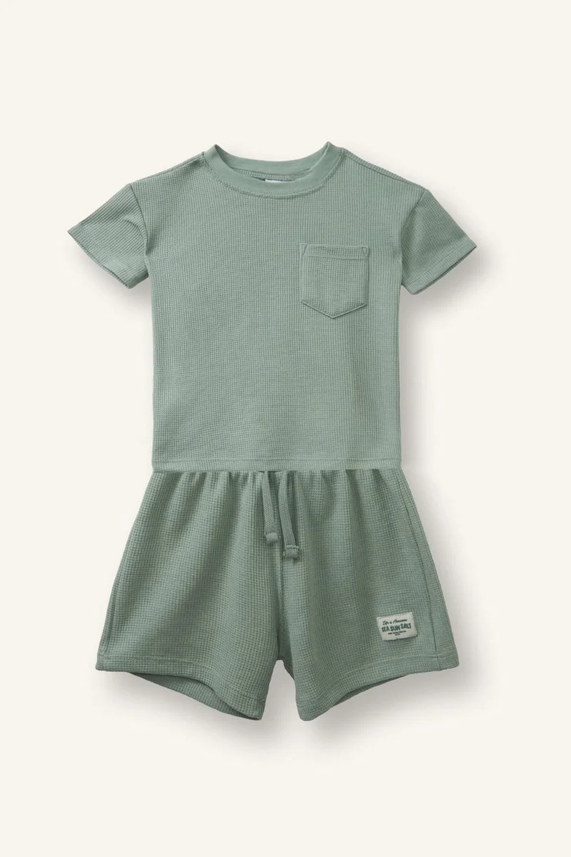 ديفاكتو Baby Boy Waffle 2 Piece Set