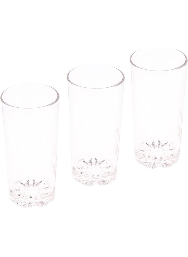 AKDC Mirage Bibita Glass 3Pcs L(7CM) XW(7CM) XH(14CM) transparent - Image 2