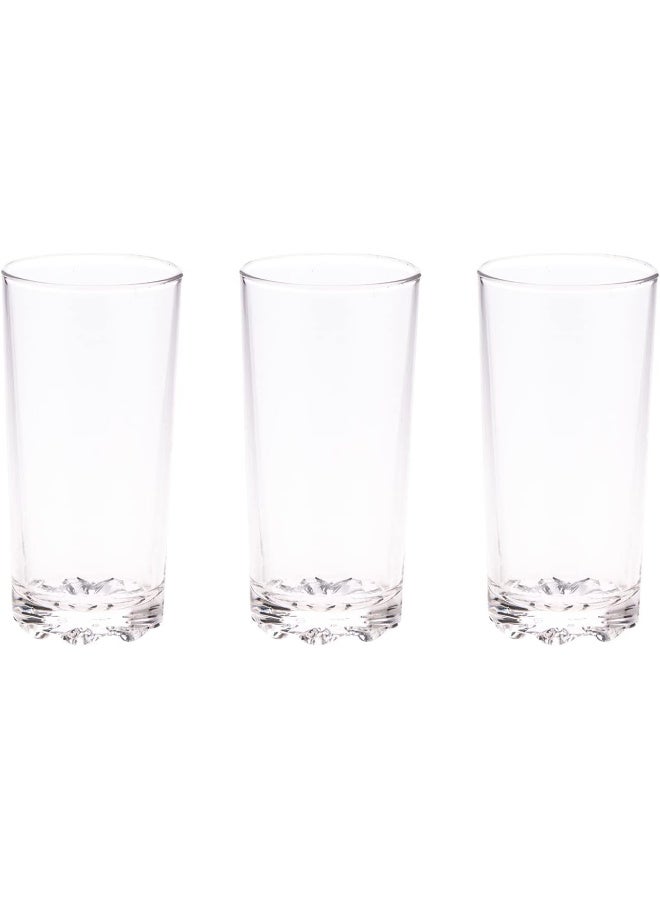 AKDC Mirage Bibita Glass 3Pcs L(7CM) XW(7CM) XH(14CM) transparent - Image 1