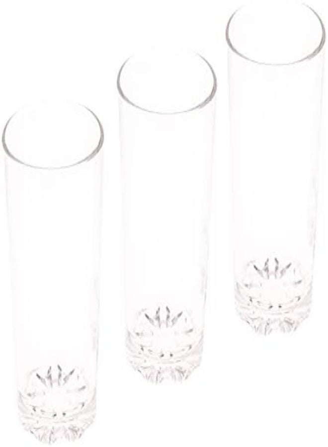 AKDC Mirage Bibita Glass 3Pcs L(7CM) XW(7CM) XH(14CM) transparent - Image 5