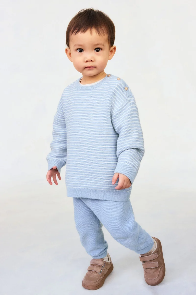 H&M 2-piece fine-knit cotton set