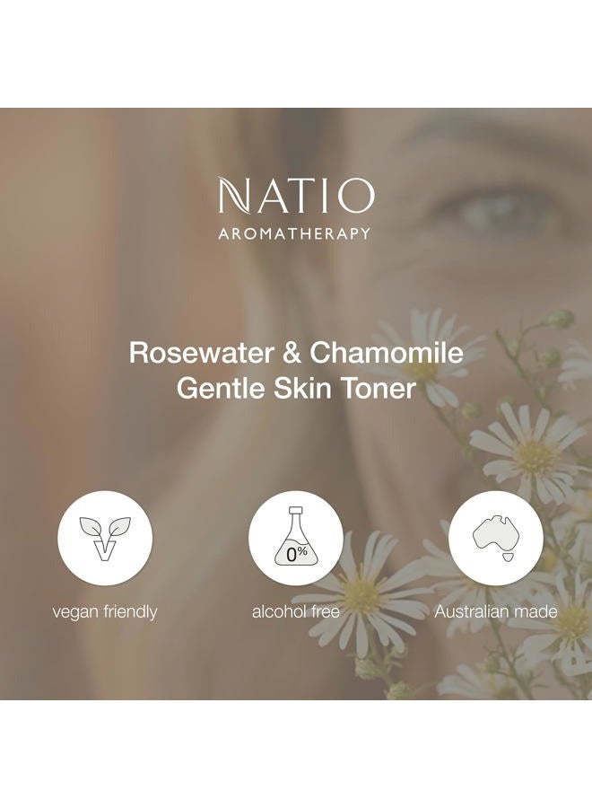 Natio Australia Aromatherapy Rosewater and Chamomile Gentle Skin Toner, 8.4 oz - Gentle, Alcohol-Free Face Toner for Oily, Dry, or Sensitive Skin - Image 4