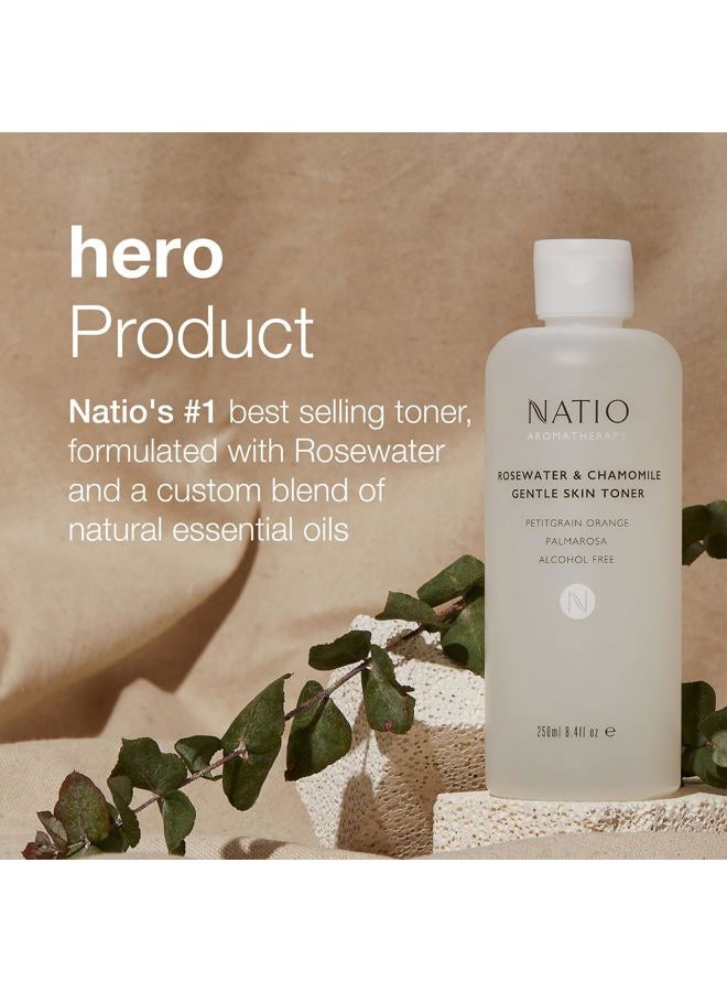 Natio Australia Aromatherapy Rosewater and Chamomile Gentle Skin Toner, 8.4 oz - Gentle, Alcohol-Free Face Toner for Oily, Dry, or Sensitive Skin - Image 2