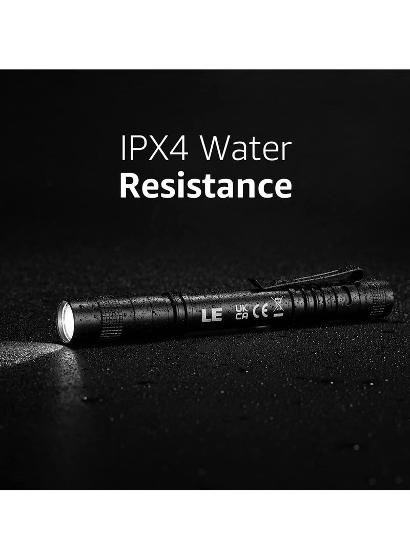 Lepro Flashlight, Torch Light Mini, Pen Flashlight LED, Waterproof Pocket Torch with Clip - Image 4