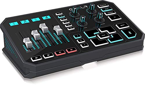 TC HELICON TC-Helicon GoXLR Revolutionary Online Broadcaster Platform with 4-Channel Mixer, Motorized Faders, Sound Board and Vocal Effects, Officially Supported on Windows - Image 1