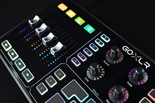 TC HELICON TC-Helicon GoXLR Revolutionary Online Broadcaster Platform with 4-Channel Mixer, Motorized Faders, Sound Board and Vocal Effects, Officially Supported on Windows - Image 5
