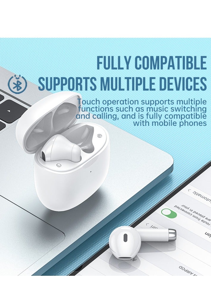 VFAN TWS Wireless Earbuds T06-White - Image 3