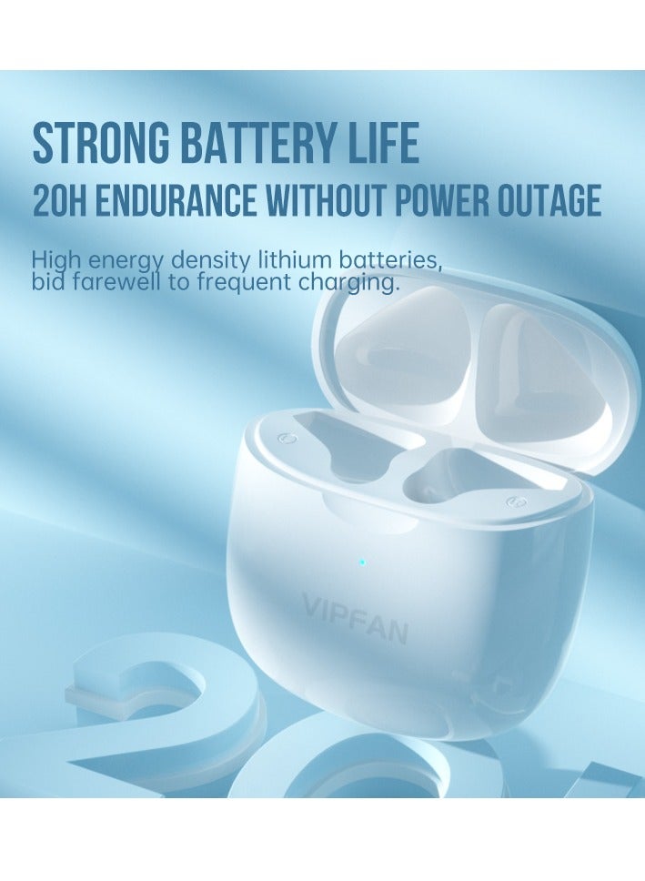 VFAN TWS Wireless Earbuds T06-White - Image 2