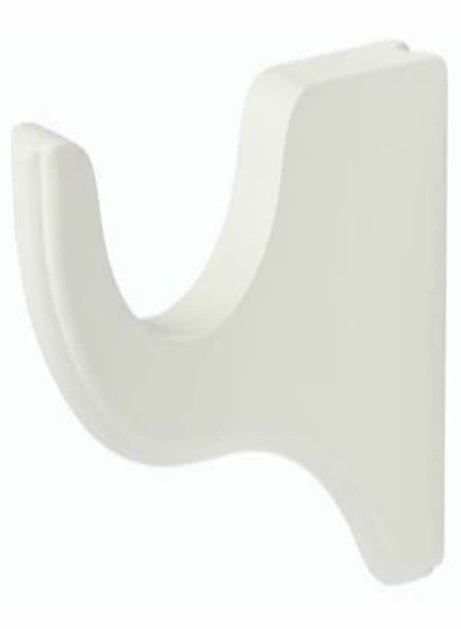 Kirsch Wood Trends Bracket 3 1/2" Return for 2" Pole White (1 each) - Image 1