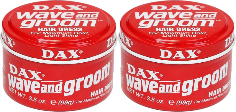 DAX WAX Wave and Groom professional styling wax pack of 2 2x 35oz