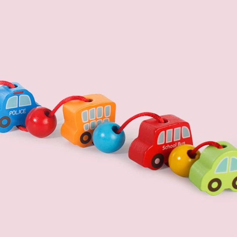 ويوبلز مجموعة خرز للتطريز للأطفال في مرحلة ما قبل المدرسة، 75 خرزة للتطريز، لعبة أرقام وحرف يدوية مع حقيبة سفر، ألعاب مونتيسوري للأطفال من 4 إلى 6 سنوات - Image 5